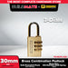 PowerHouse 3 / 4 Dials (30mm/40mm) Brass Combination Padlock | PH-BCPL-440 | PH-BCPL-330 - PHDH