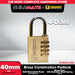 PowerHouse 3 / 4 Dials (30mm/40mm) Brass Combination Padlock | PH-BCPL-440 | PH-BCPL-330 - PHDH