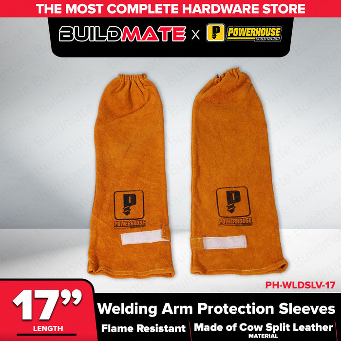 Buildmate x POWERHOUSE Welding Arm Protection Sleeves 17" PH-WLDSLV-17 PWTA