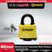 PowerHouse 40mm Weatherproof Laminated Steel Padlock PH-WPLSPL-S40 PHDH