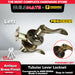 BUILDMATE x POWERHOUSE Pro Series Tubular Entrance Lever Lockset PH809ABET Antique Brass Finish US5 LEFT & RIGHT PHDH