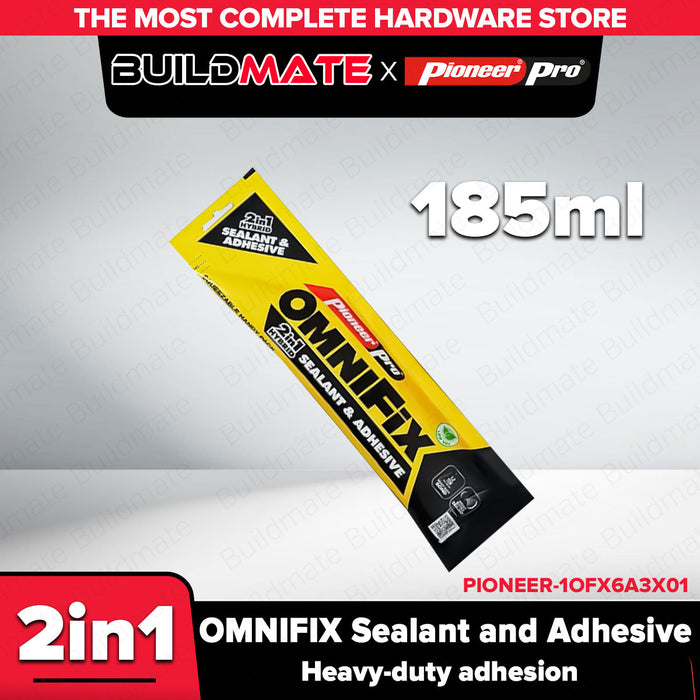 Buildmate x PIONEER OMNIFIX 2-in-1 Hybrid Adhesive Cartridge Sealant 65/185/260ML