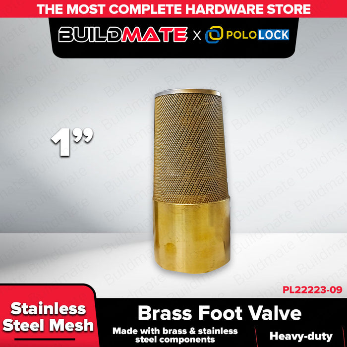 Buildmate x POLOLOCK Brass Foot Valve Size 1/2” – 1”