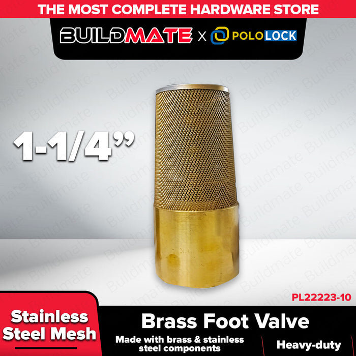 Buildmate x POLOLOCK Brass Foot Valve Size 1/2” – 1”
