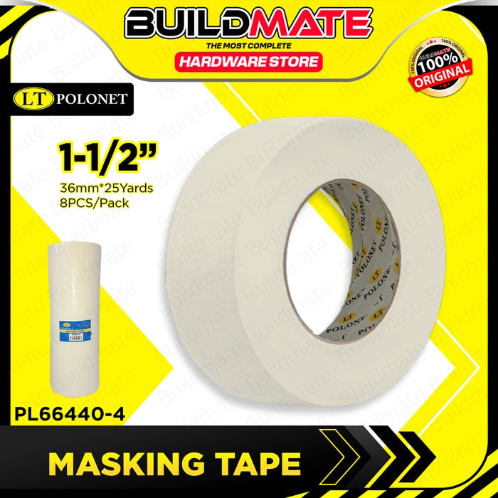 POLONET Masking Tape 1/2" - 2" Inches  [SOLD PER PACK]