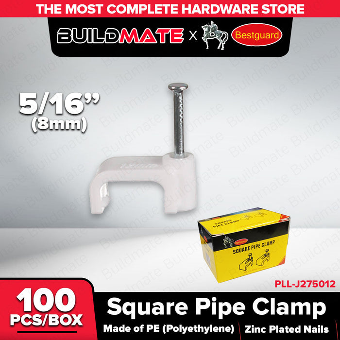 Buildmate x Pololock Square Pipe Clamp 6-8mm 1/4"-5/16" Heavy Duty Metal Fastening J275011/12