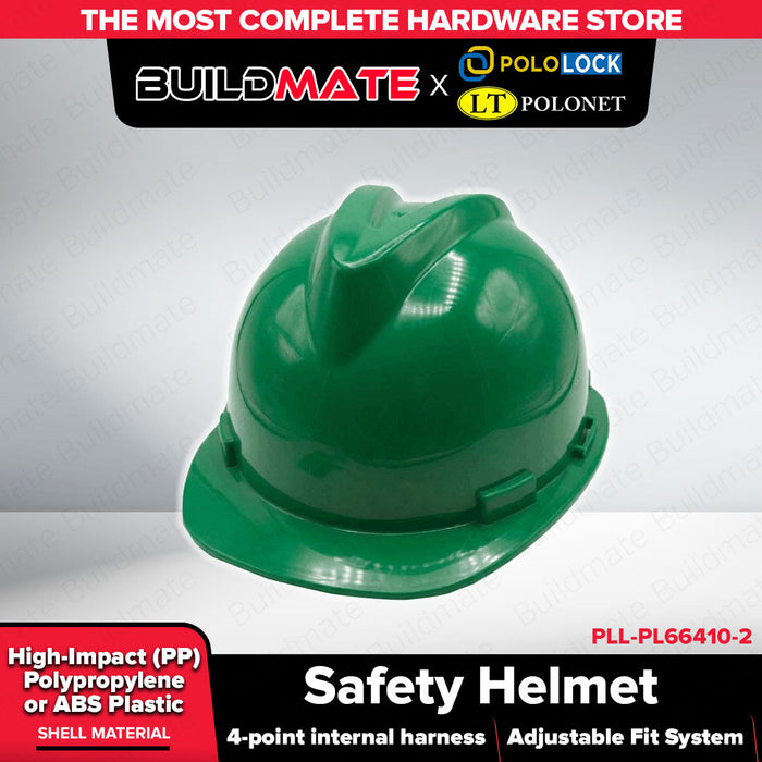 Buildmate x Pololock Polonet Safety Helmet Blue/Green/Yellow/Red/White/Orange PL66410