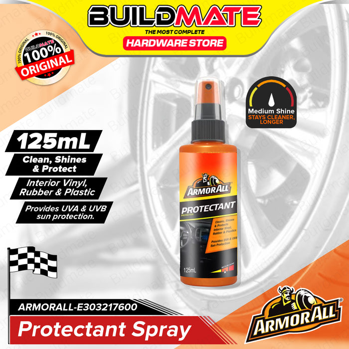 BUILDMATE Armor All Protectant Spray 120ML | 300ML | 500M [SOLD PER PIECE] Gloss Finish Car Care Sprayer Protectant Clean, Shines and Protects Vinyl, Rubber and Plastic Suitable for Automotive Household Usage •