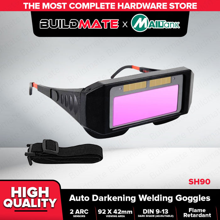 MAILTANK Auto Darkening Welding Goggles SH90 •BUILDMATE•