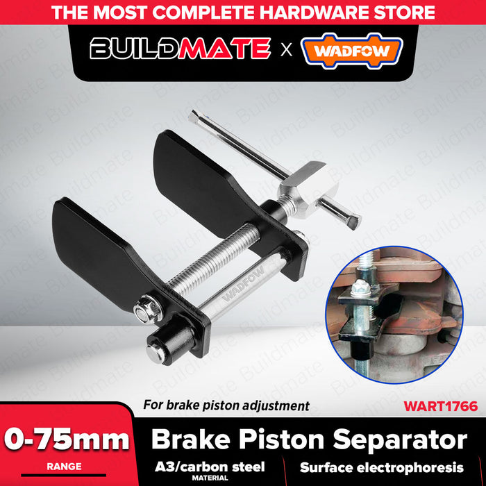 Buildmate x Wadfow Brake Piston Separator Tool 0-75mm Heavy Duty WART1766 WHT