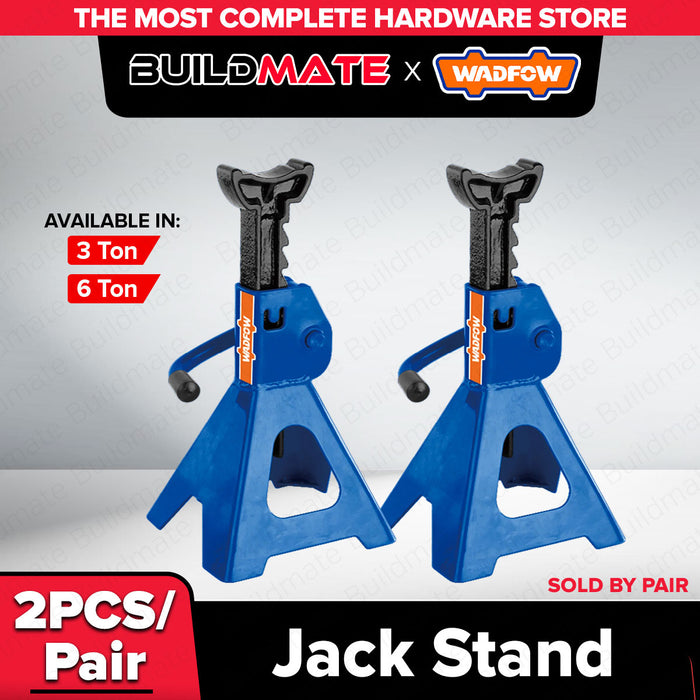Buildmate x Wadfow 3T/6T Jack Stand Pair Heavy Duty WHJS0301/0601