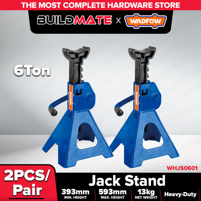 Buildmate x Wadfow 3T/6T Jack Stand Pair Heavy Duty WHJS0301/0601