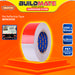 BUILDMATE Wadfow Pet Reflective Tape 50mmx25m Waterproof High Night Visibility Red & White Reflective Strips Outdoor Safety Warning Tape for Cars, Motorcycles & Pets WPN5H50 - WHT