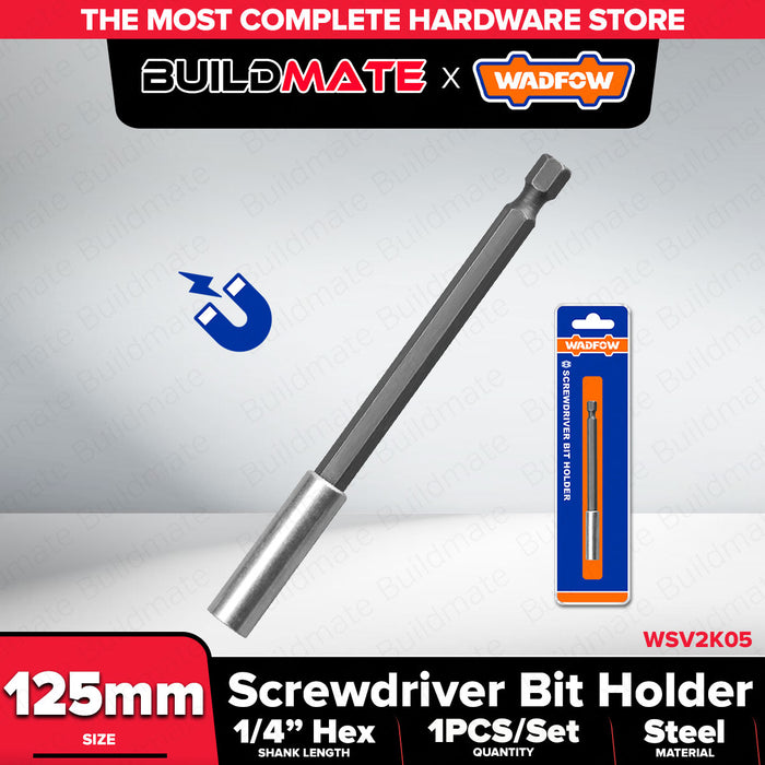 Buildmate x WADFOW SCREWDRIVER BIT HOLDER 125MM WSV2K05 WHT
