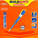 BUILDMATE Wadfow Test Pencil 3x140mm AC 100-500V Voltage Indicator Tester Light Flat Head Slotted Screwdriver Electric Circuit Live Detector Pen - WHT