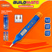 BUILDMATE Wadfow Test Pencil AC 12V-300V Electrical Interchangeable Slotted / Flat Bit Tip Voltage Detection Pen With Sound & Light Alarm WTP45015 - WHT