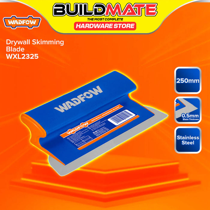 BUILDMATE Wadfow Drywall Skimming Blade 150mm - 600mm Taping Wall Smoothing Plastering Skim Coat Finishing Tools SOLD PER PIECE - WHT