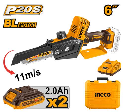 INGCO 6" Li-Ion Cordless Pruner Saw CGSLI20688 ICPT