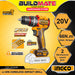BUILDMATE Ingco 20V Compact Brushless Cordless Impact Drill 66N.m Rechargeable Portable Impact Drill Driver Tool For Automotive & Home Improvement CIDLI206681 - ICPT