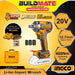BUILDMATE Ingco Lithium-Ion Brushless Cordless 20V Impact Wrench 400N.m Rechargeable Automotive Torque Wrench Driver - ICPT