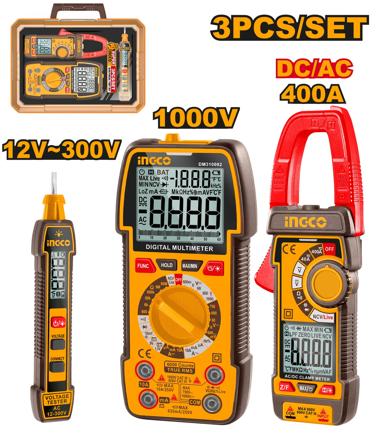 Electrical Testing Kit Storage Ingco Electrical Test Kit COS24067 - IPT — Buildmate