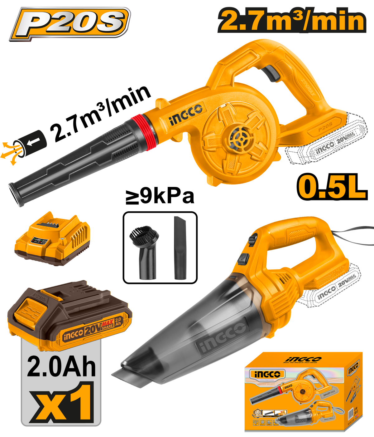 COSLI240998 | Cordless 2 pcs combo kit