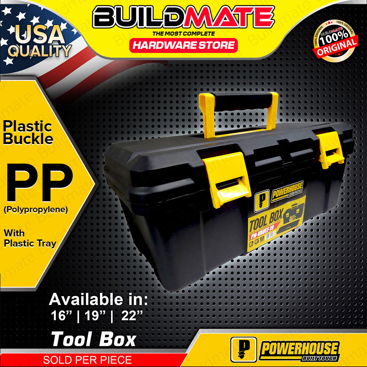 BUILDMATE Powerhouse Tool Box 16