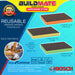 BUILDMATE Bosch 98x120x13mm S473 Contour Sanding Pad Combi Foam Abrasive Sponge FINE-SUPER FINE BAX