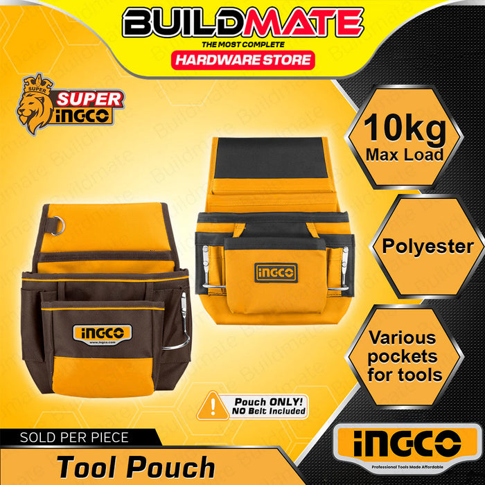 BUILDMATE Ingco Waist Tool Belt Pouch 10kg Max Load Tools Organizer Carrier Holder Utility Holster Pocket Tool Bag IHT