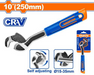 WADFOW 10" Self Adjusting Steel Pipe Wrench Heavy-duty Tool WPW0A10 WHT - BUILDMATE