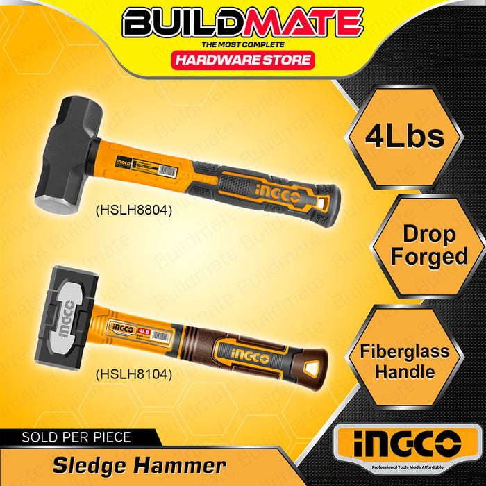 INGCO Sledge Hammer 4LB HSLH8804 •BUILDMATE• IHT