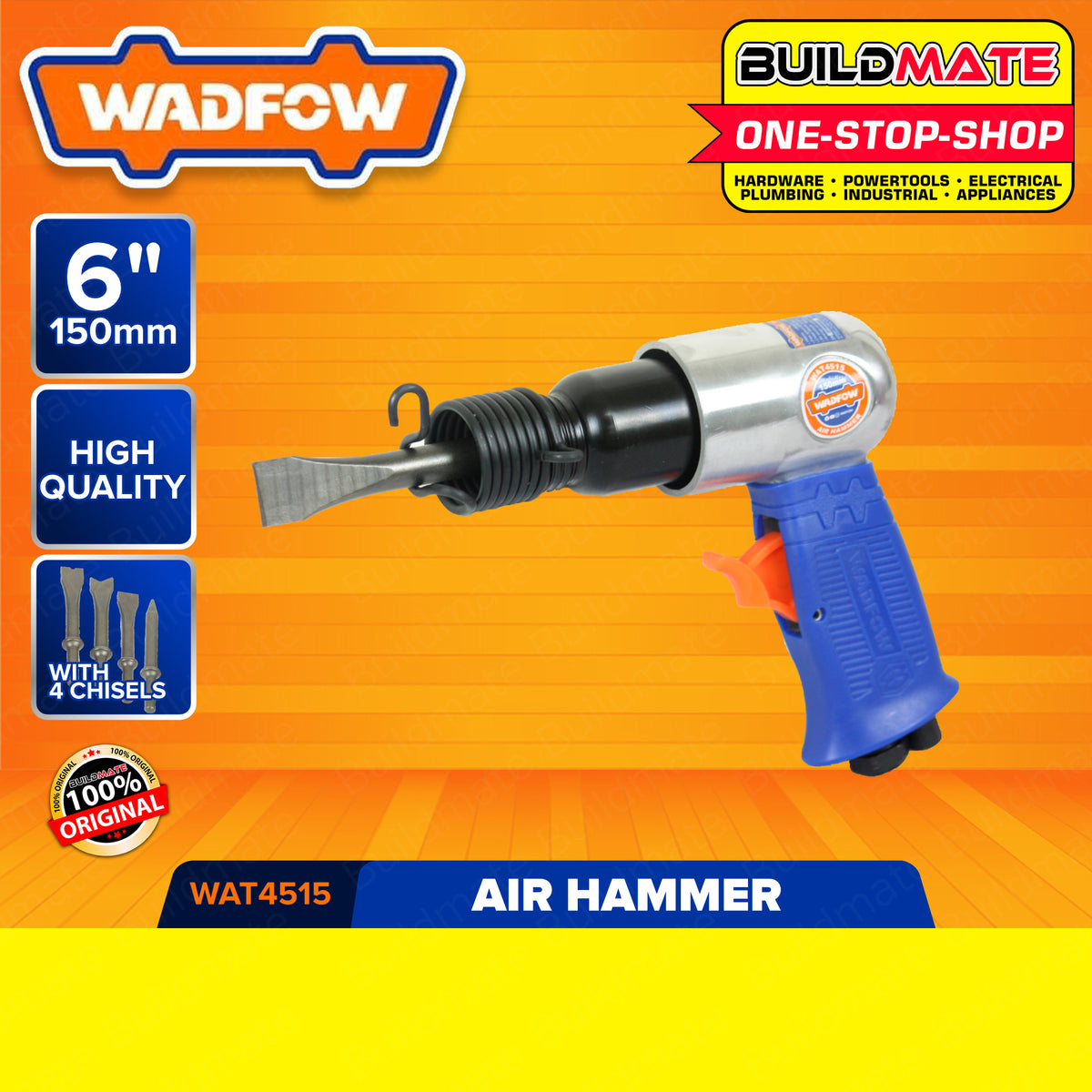 BUILDMATE Wadfow Air Hammer Drill 6