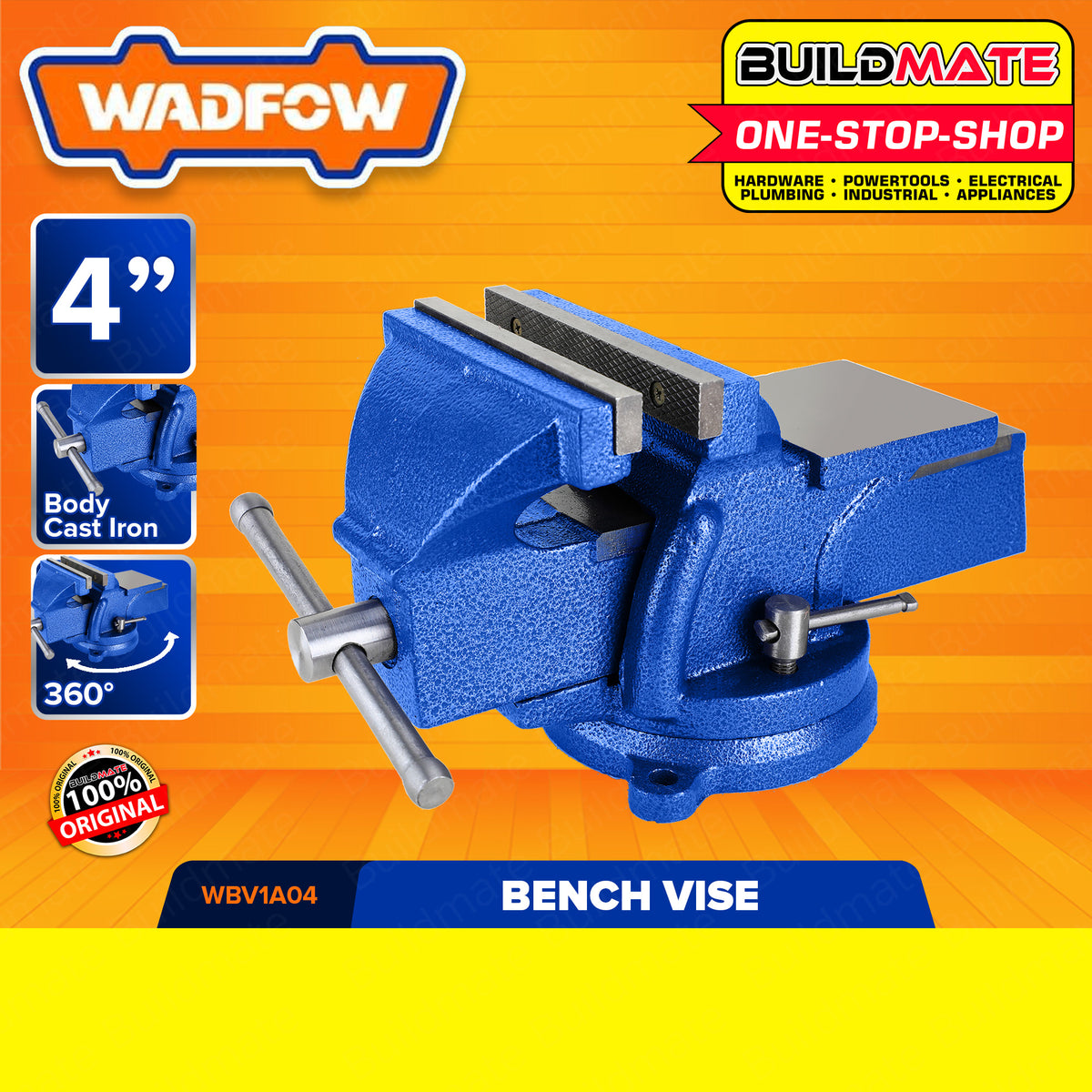 4 inch discount bench vice