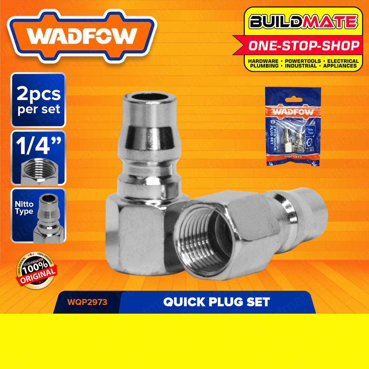 BUILDMATE Wadfow 2PCS/SET 1/4