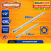 BUILDMATE Wadfow Drive Extension Bar 1/2" Inch CR-V Extension Rod Bar Socket 125MM / 250MM SOLD PER PIECE - WHT
