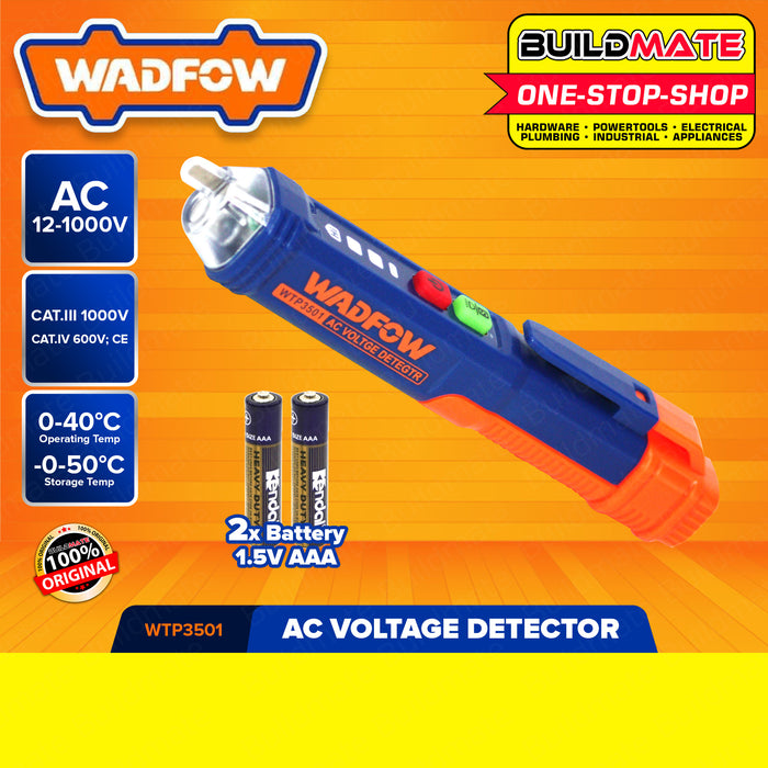 BUILDMATE Wadfow AC Voltage Detector 12V Finder Measuring Tools AC Voltage Detection WTP3501 • WPT