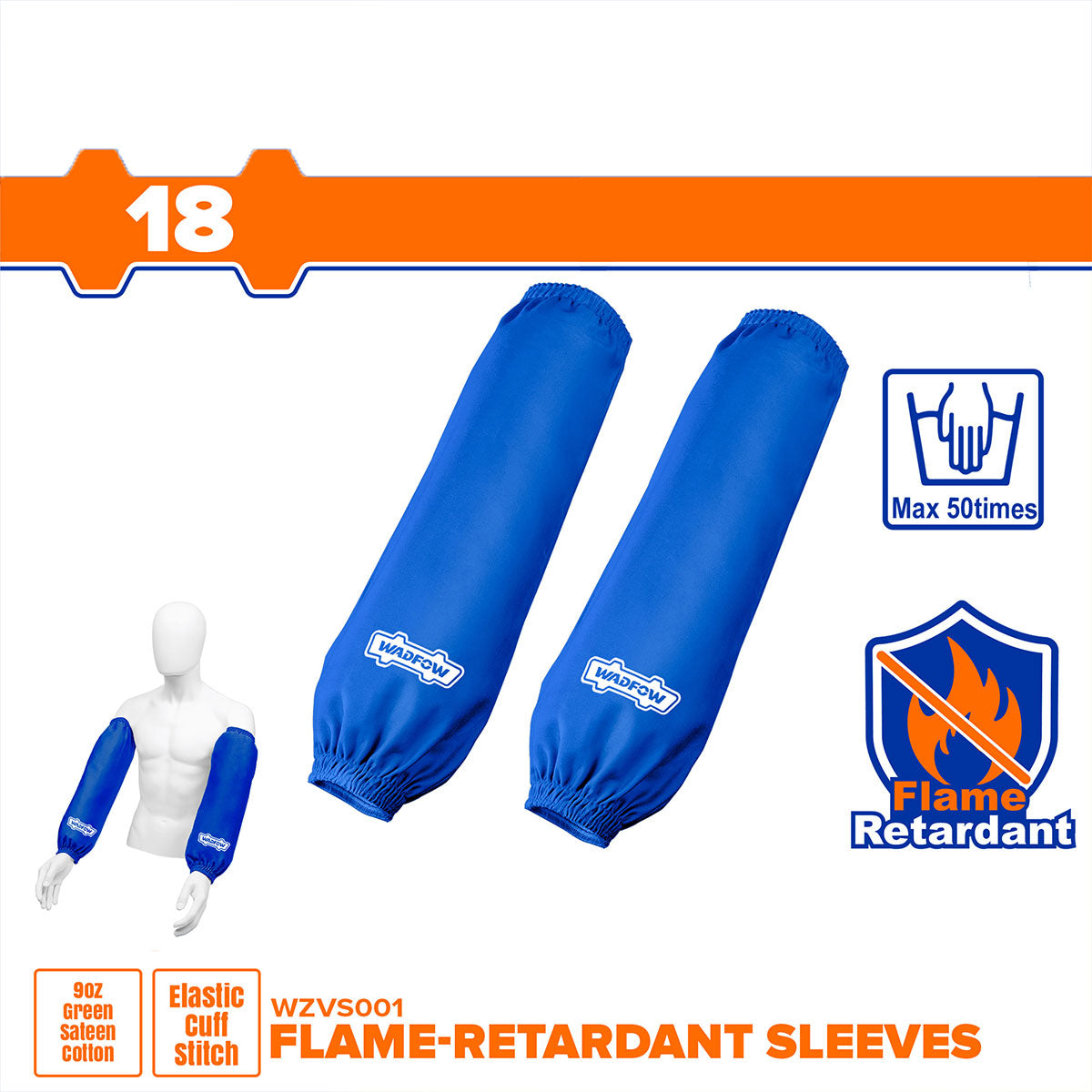 Miller Electric Flame Resistant Sleeve – Navy, Ba Produktbild-Vorschau 2