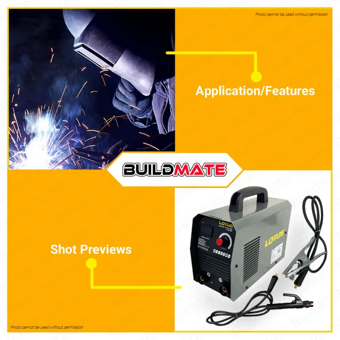 LOTUS INDUSTRIAL HEAVY DUTY Arc Inverter Welding Machine 200A LTIW200D + FREE LOTUS WELDING GLOVES •BUILDMATE• LWM