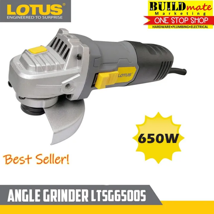 [COMBO] LOTUS Angle Grinder 4" 650W & Grinder Stand +FREE TAPE MEASURE •BUILDMATE• LPT LUTOS
