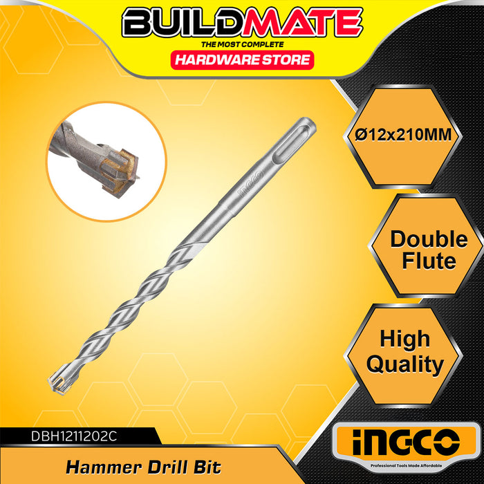 BUILDMATE Ingco SDS PLUS Hammer Drill Bits DOUBLE FLUTE Carbide Tipped Masonry Drill Bit SOLD PER PIECE IHT