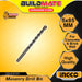 BUILDMATE Ingco Masonry Drill Bit Ø3mm - Ø10mm Masonry Twist Hole Drilling Bits for Stone, Concrete and Brick Wall - IHT