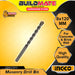 BUILDMATE Ingco Masonry Drill Bit Ø3mm - Ø10mm Masonry Twist Hole Drilling Bits for Stone, Concrete and Brick Wall - IHT
