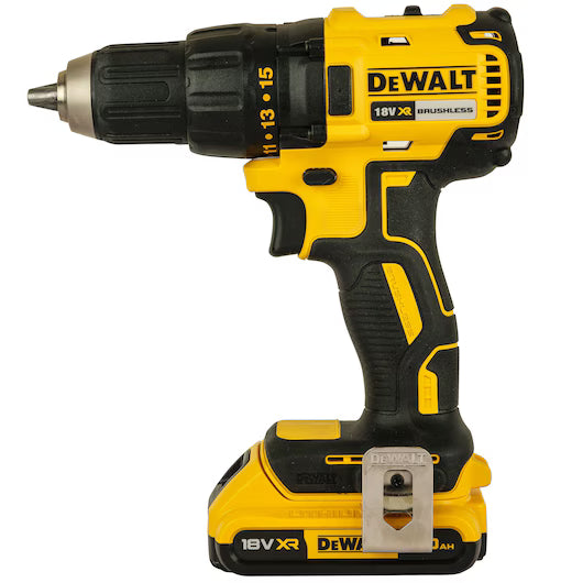 BUILDMATE x DEWALT 20V BL Drill Driver Kit | 13mm Chuck, 65Nm Torque, 2.0Ah Battery + Accessory DCD7771D2A-B1