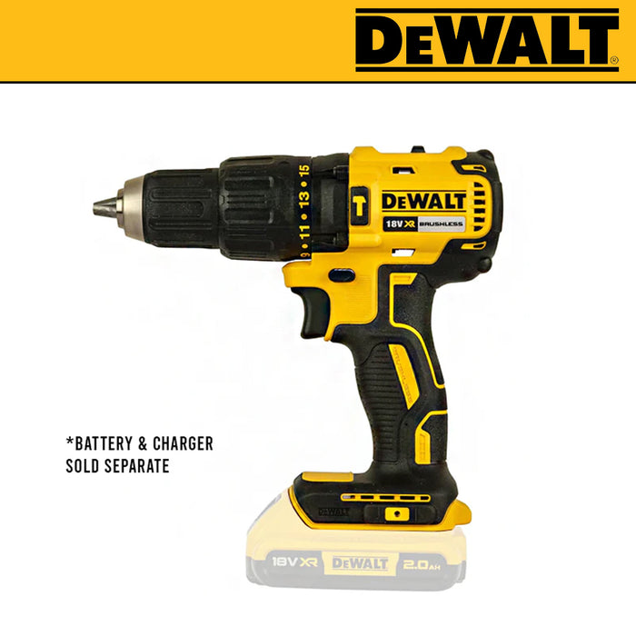 BUILDMATE x DEWALT 20V Max Brushless Hammer Drill Driver | 13mm Chuck, 65Nm, 29,750 BPM DCD7781N-KR