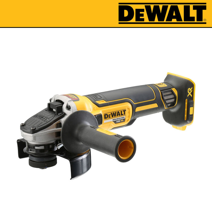 BUILDMATE x DEWALT 20V Max BL 100mm Angle Grinder | M10, 9,000 RPM, Slide Switch (Bare Tool) DCG405N-B1