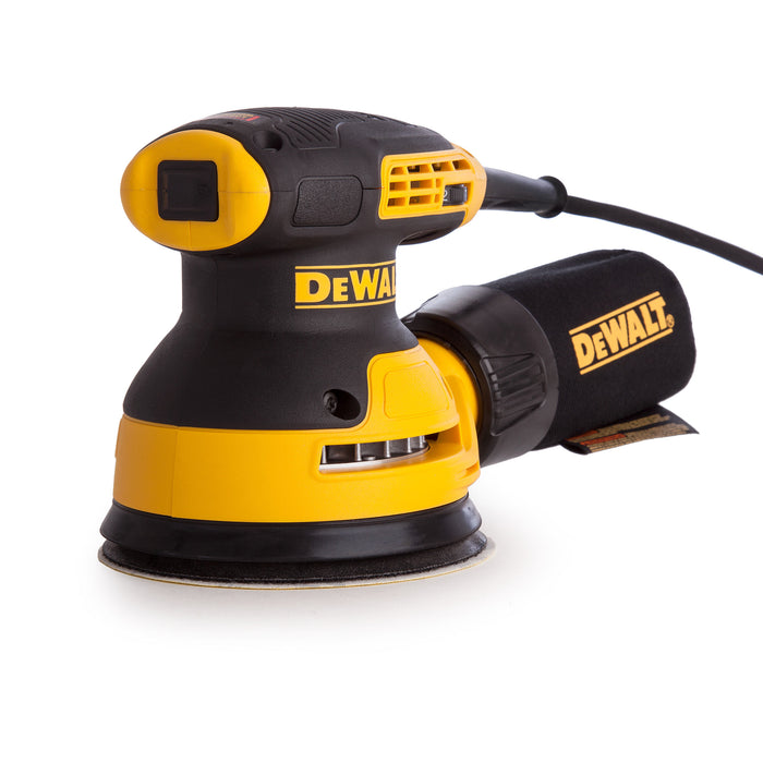 Buildmate x DEWALT 280W 125mm Variable Speed Random Orbital Sander with Dust Collector DWE6423-B1