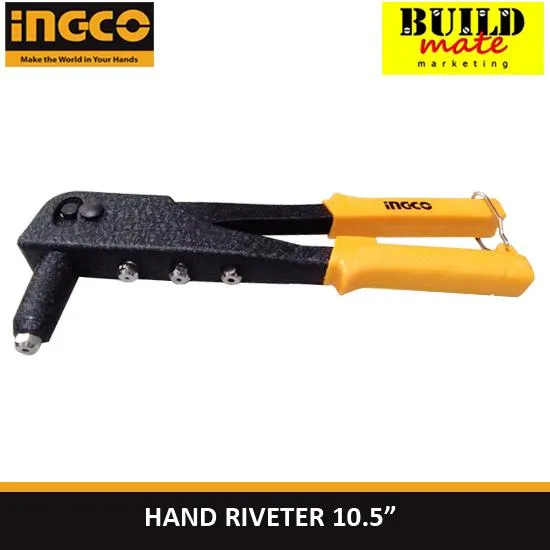 INGCO ORIGINAL Heavy Duty Hand Riveter for Blind Rivets 10.5" HR104 •BUILDMATE• IHT