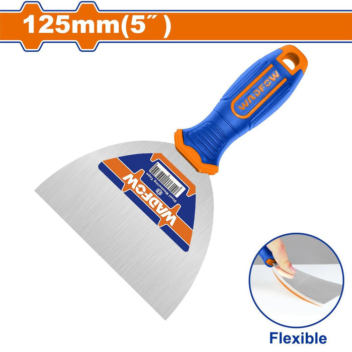 Buildmate x WADFOW 5" Putty Trowel Heat-Treated Hand Tool Two-Tone Handle WPT2305 WHT