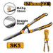 INGCO 23" Inches 575mm Manual Hedge Shear Carbon Steel Garden Trimming Scissors HHS6001 - IHT