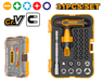 INGCO 31pcs T-Handle Wrench Screwdriver Set For Efficient Fastening & Repair Tasks HKSDB0318 IHT - BUILDMATE